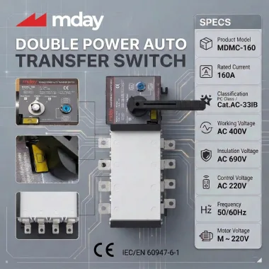 ATS CHUYỂN MẠCH 160A - 4P - HÃNG MDAY