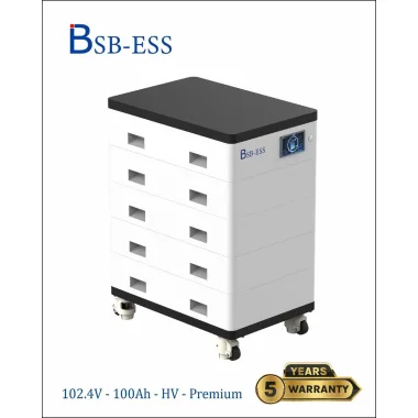 Pin áp cao 10.24Kwh lưu trữ - BSB-ESS-102.4V-100Ah-HV-premium 6.000 Cycles.