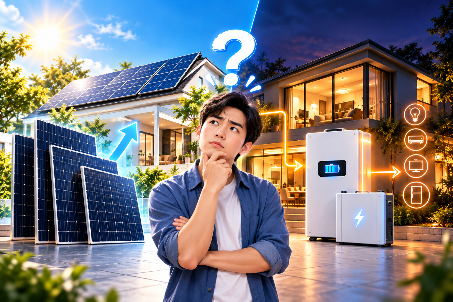 2026 RỒI, NÊN LẮP THÊM TẤM PIN MẶT TRỜI HAY ĐẦU TƯ PIN LƯU TRỮ?