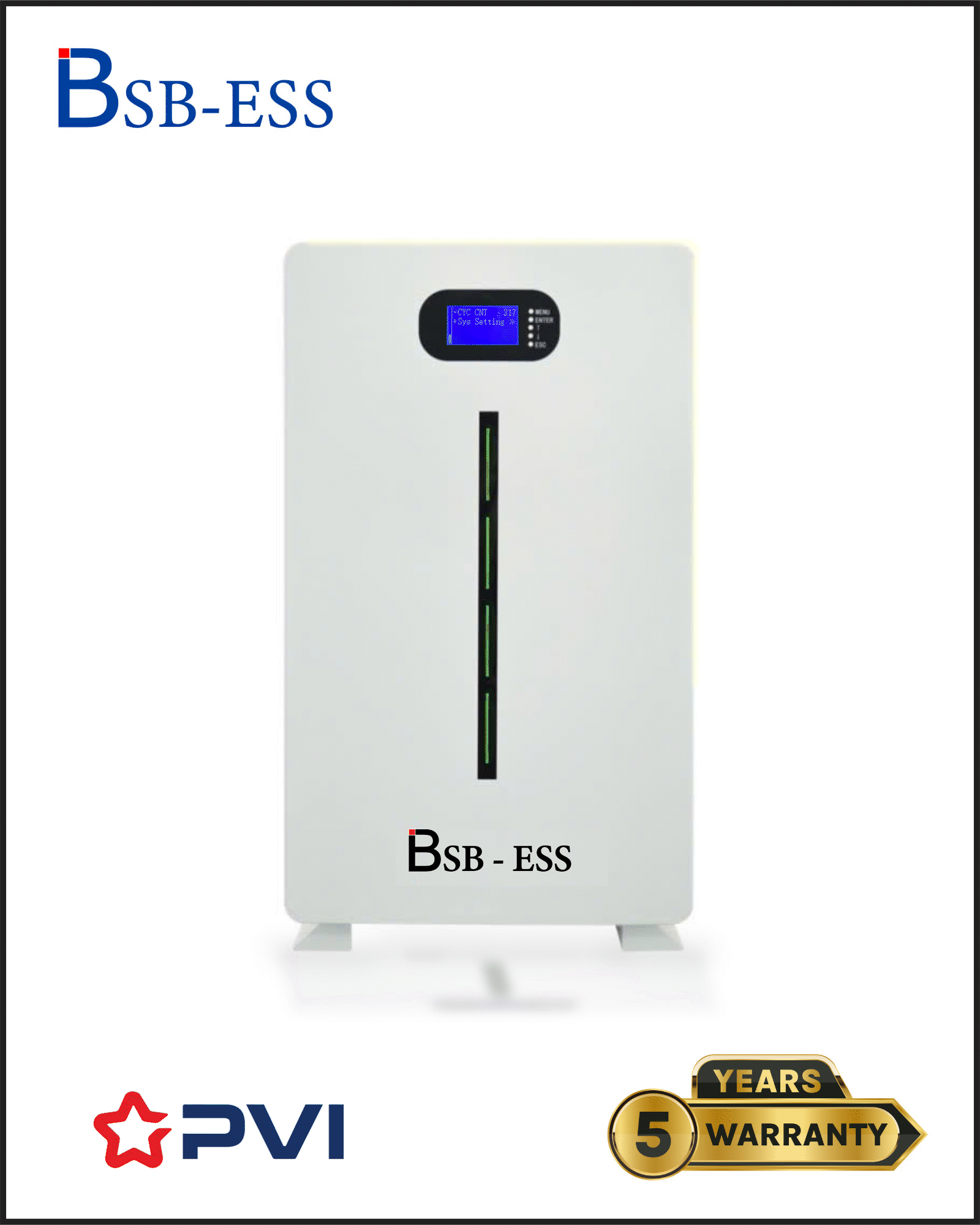 Pin lưu trữ (16kWh) BSB-ESS 51.2V 314Ah - IP20 Cao Cấp 6.000 Cycles.