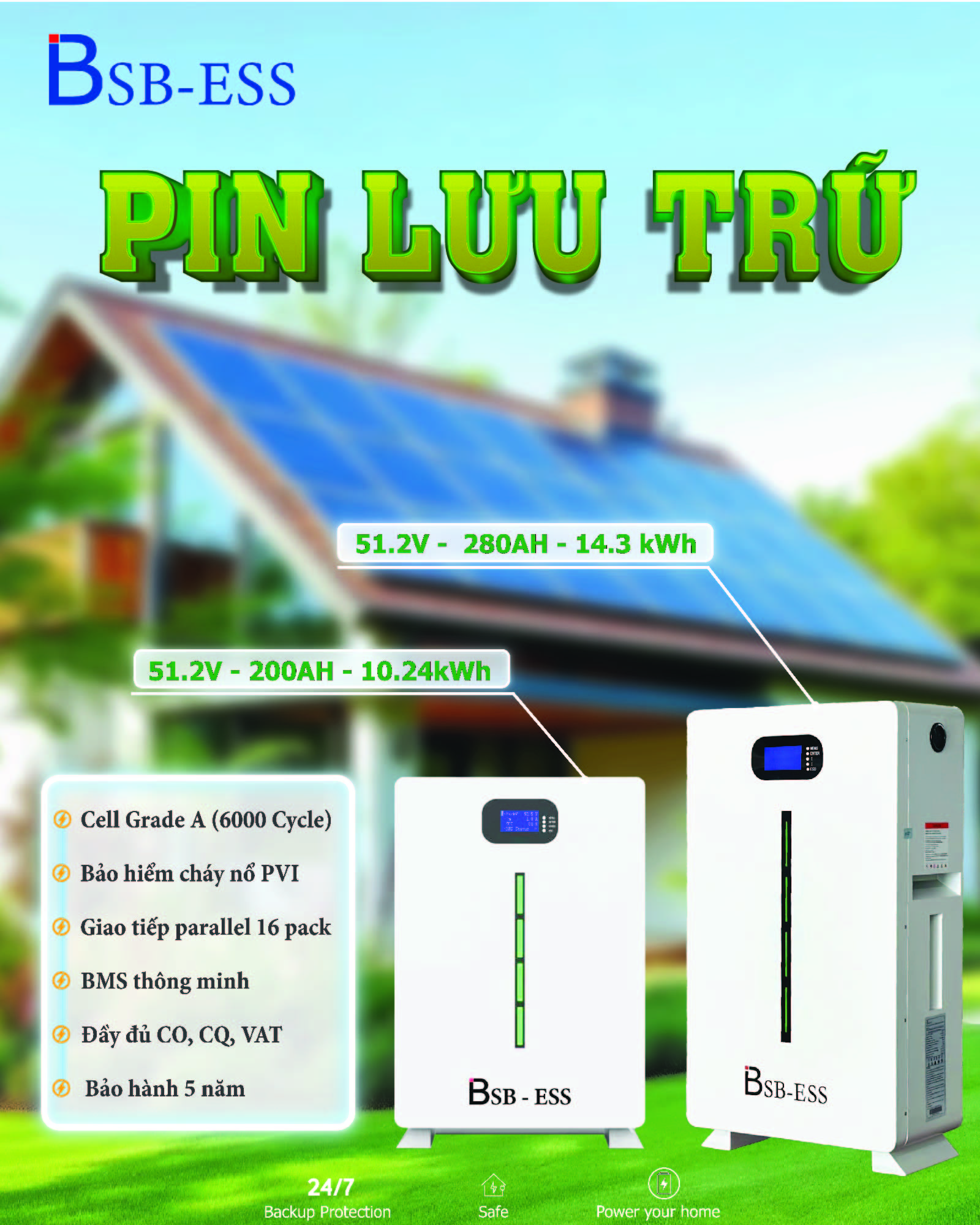 Pin Lưu Trữ Lithium