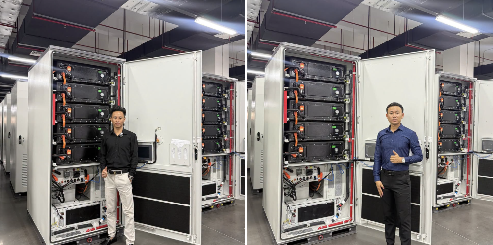 ĐẠI DIỆN BIGBANG SOLAR KHẢO SÁT DÂY CHUYỀN SẢN XUẤT PIN LƯU TRỮ ĐIỆN ÁP CAO TẠI TRUNG QUỐC