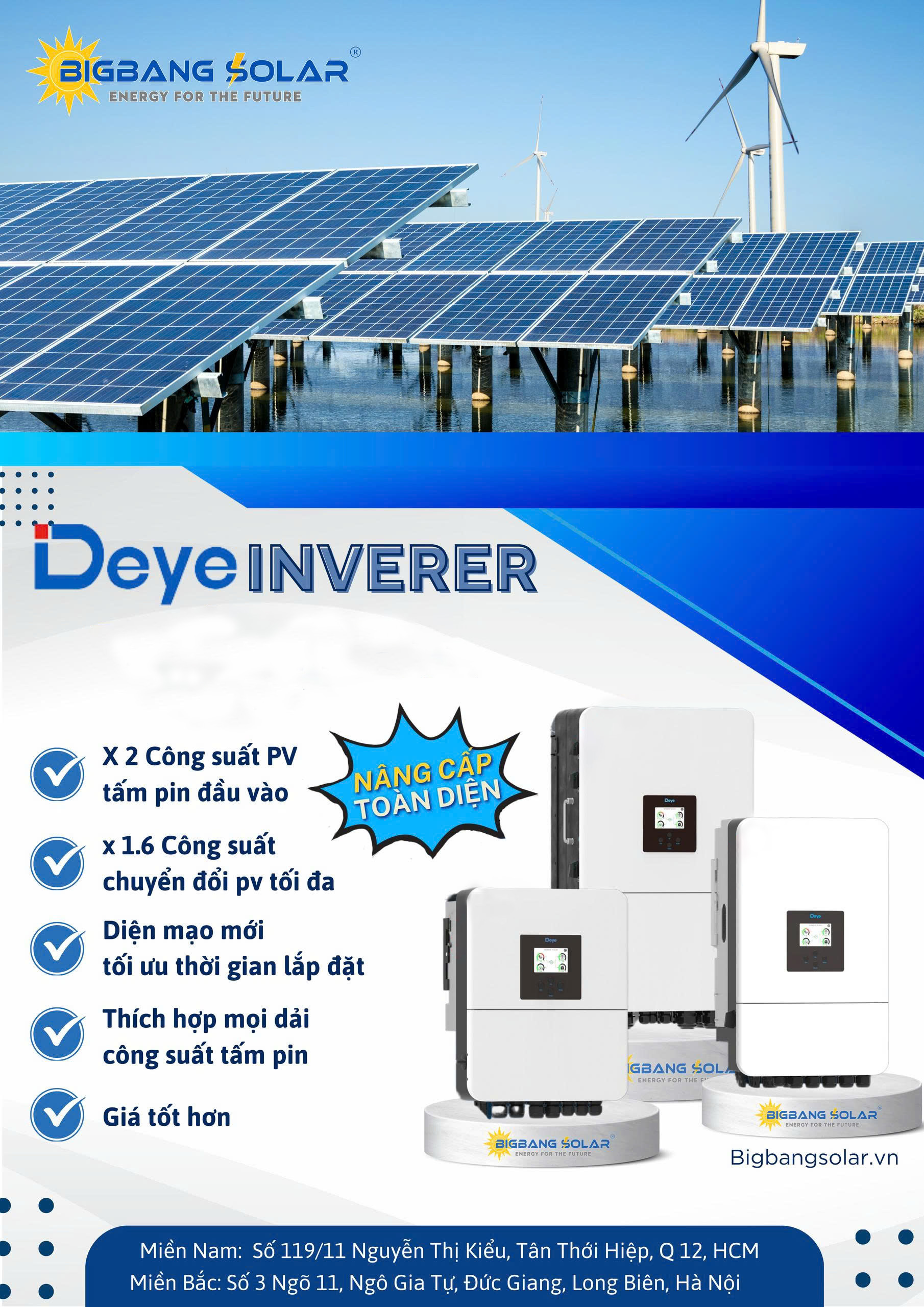 Inverter Hybrid Hoà Lưới Có Lưu Trữ