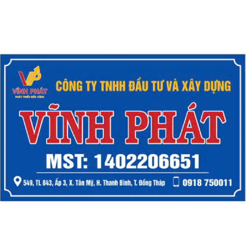 Công Ty TNHH Đầu Tư Và Xây Dựng Vĩnh Phát