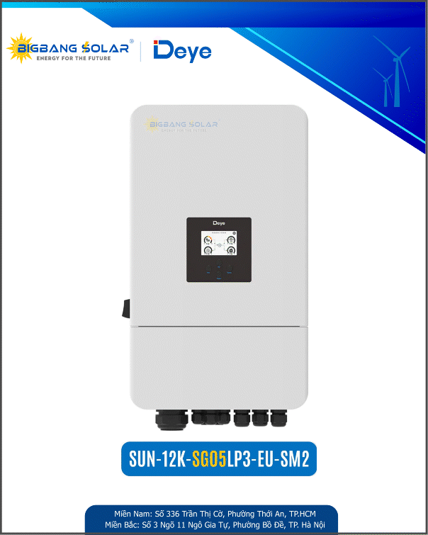 Deye 12Kw 3 Pha Inverter Hybrid 