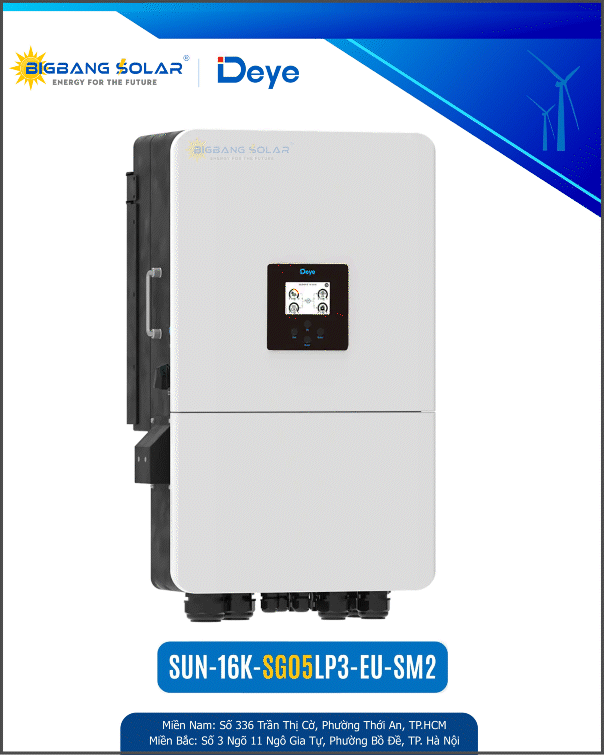 Deye 16Kw 3 Pha Inverter Hybrid 
