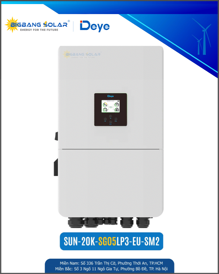 Deye 20Kw 3 Pha Inverter Hybrid 
